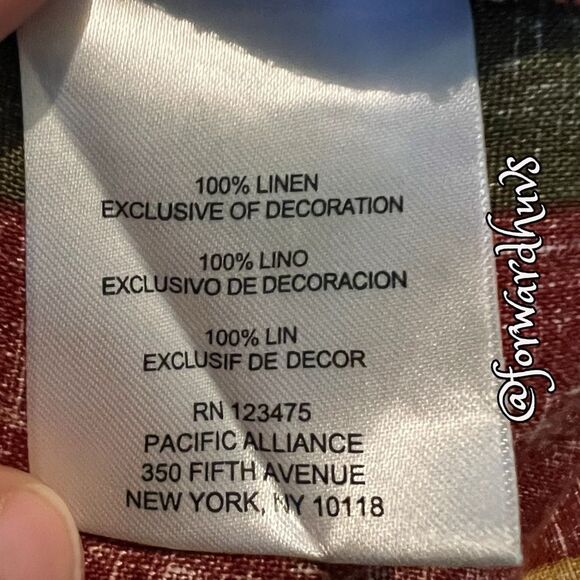 Ellen Tracy 100% Linen Sleeveless Split Back Top – Size Medium - Picture 8 of 9